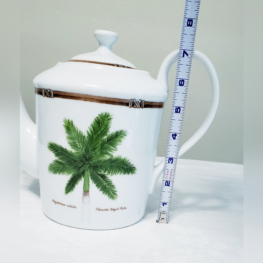 Large Palm Teapot- Coffee Pot - Picture 3 of 5